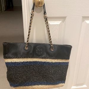 Tory Burch Straw Tote Bag